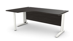 Biroja stūra galds ARETH CORNER, ar nosegpaneli - Ergostock.lv