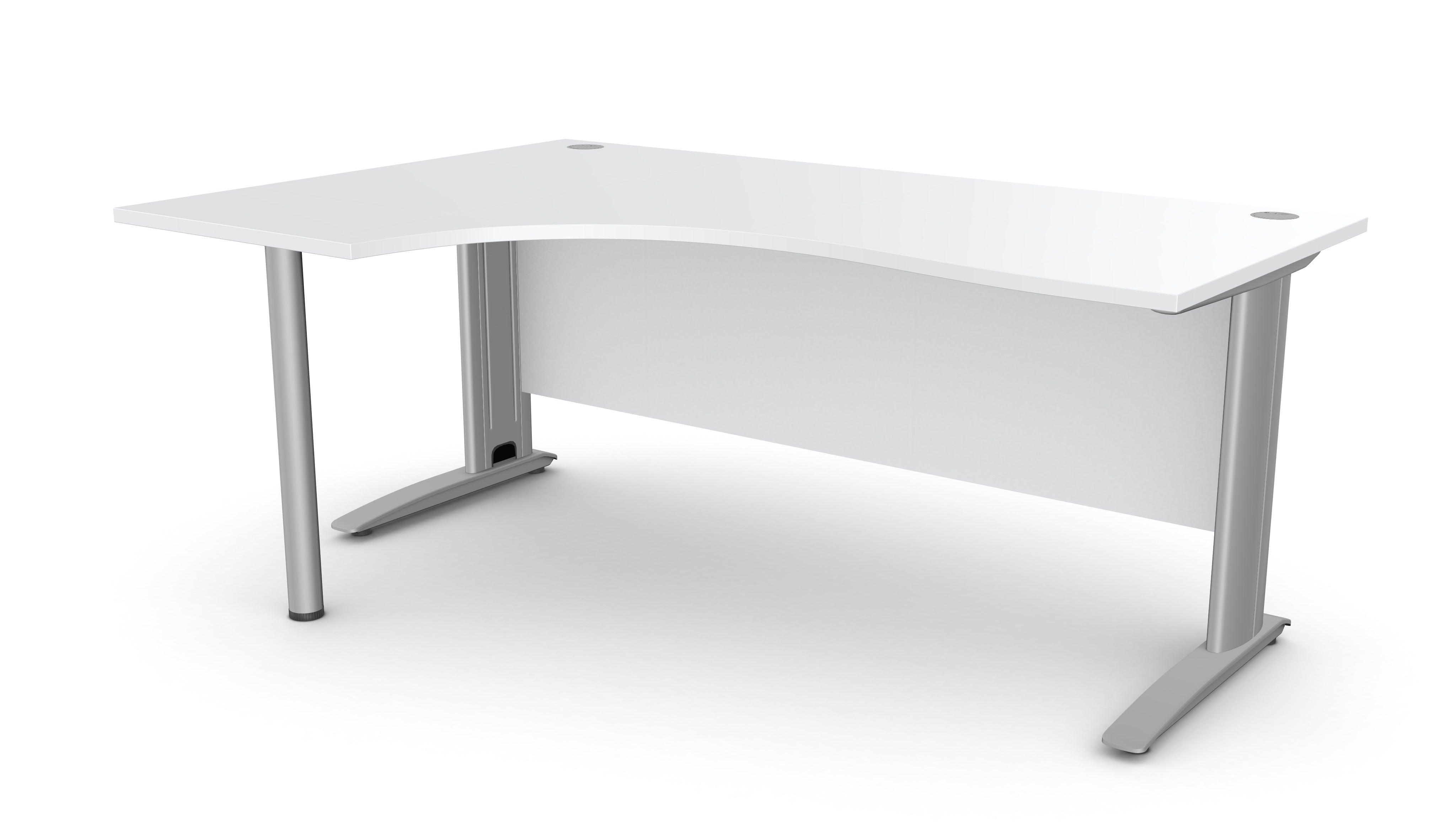 Biroja stūra galds ARETH CORNER, ar nosegpaneli - Ergostock.lv