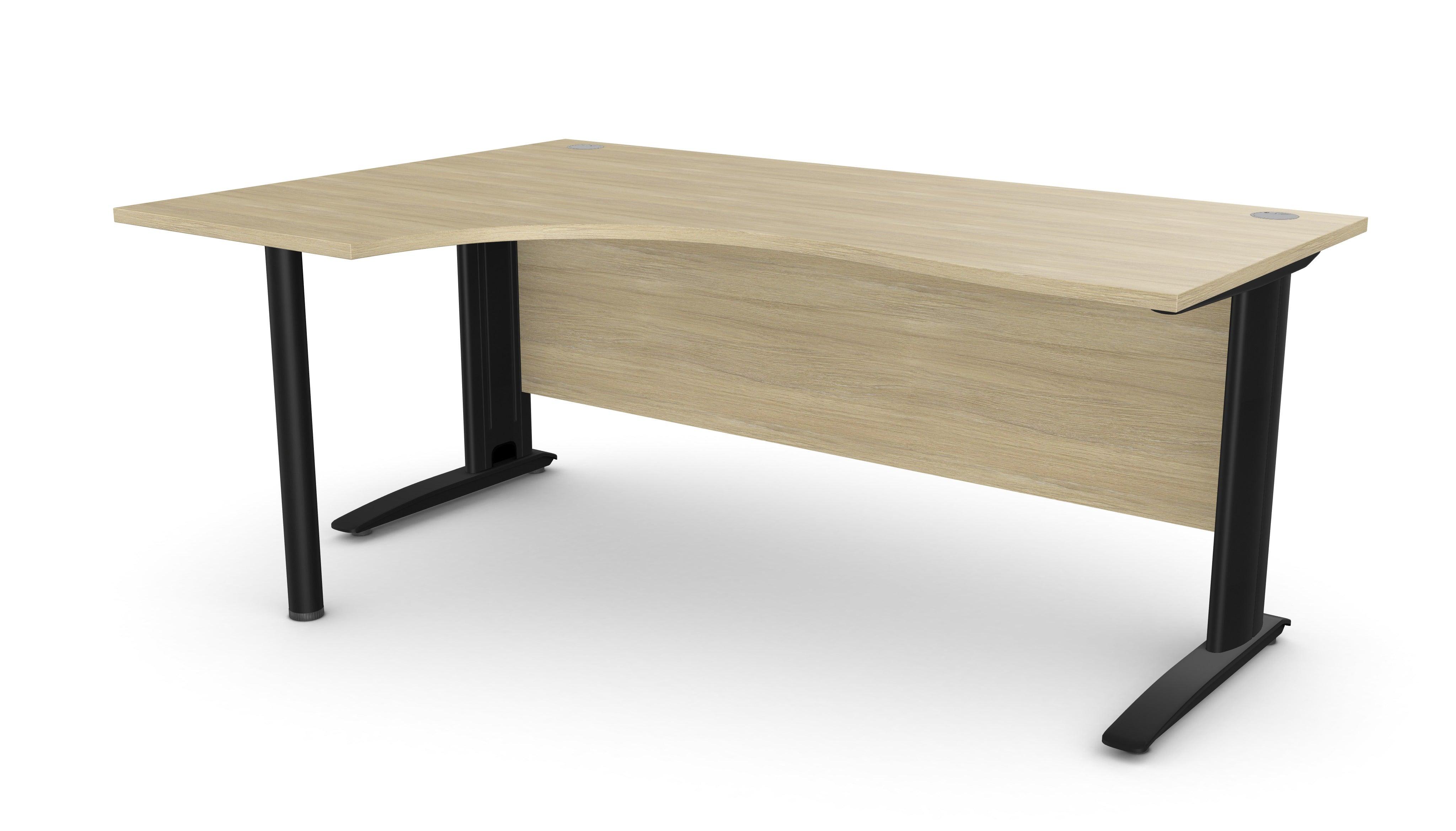 Biroja stūra galds ARETH CORNER, ar nosegpaneli - Ergostock.lv