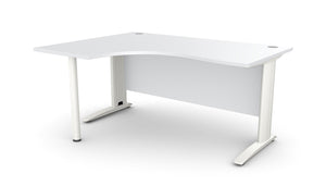 Biroja stūra galds ARETH CORNER, ar nosegpaneli-Ergostock