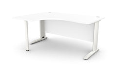 Biroja stūra galds ARETH CORNER, ar nosegpaneli-Ergostock