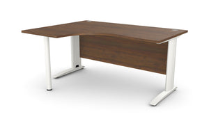 Biroja stūra galds ARETH CORNER, ar nosegpaneli-Ergostock