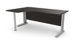 Biroja stūra galds ARETH CORNER, ar nosegpaneli - Ergostock.lv
