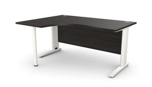 Biroja stūra galds ARETH CORNER, ar nosegpaneli-Ergostock