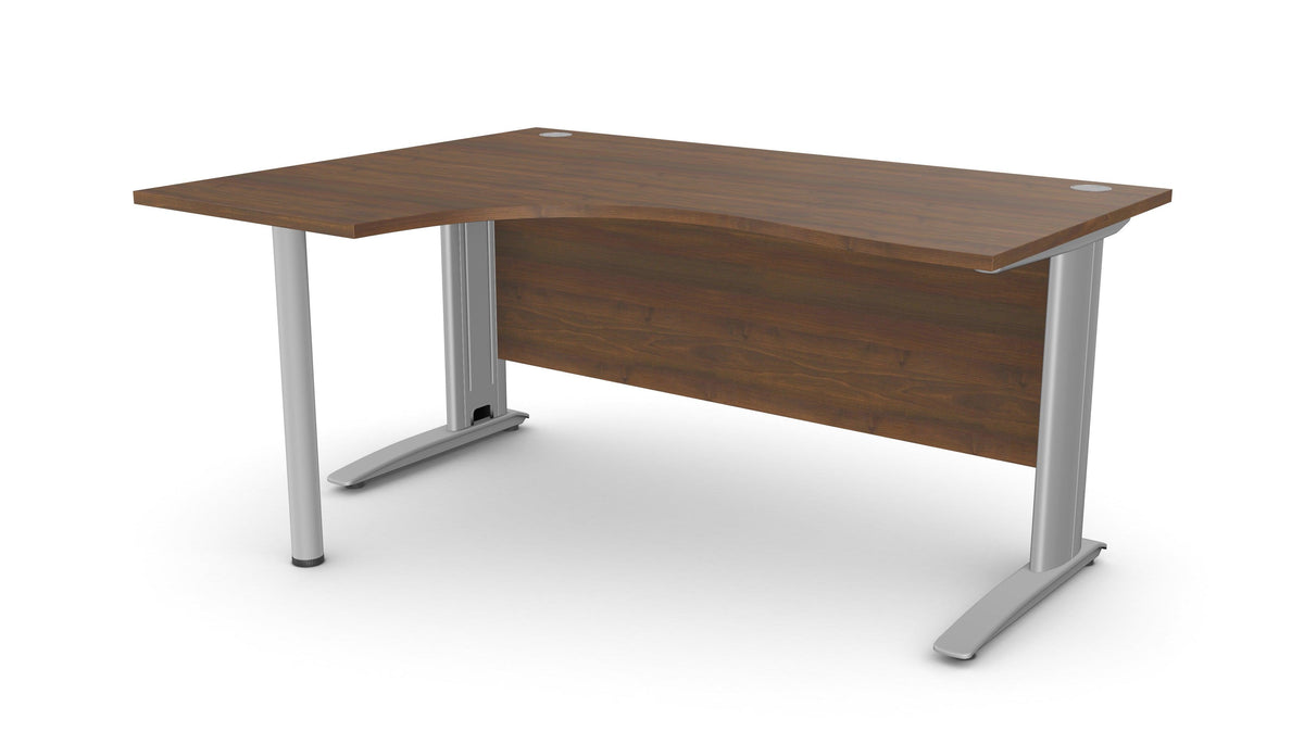Biroja stūra galds ARETH CORNER, ar nosegpaneli-Ergostock