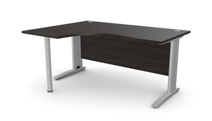 Biroja stūra galds ARETH CORNER, ar nosegpaneli-Ergostock