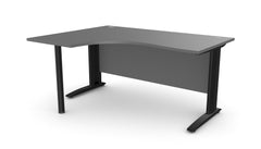 Biroja stūra galds ARETH CORNER, ar nosegpaneli-Ergostock