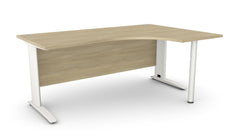 Biroja stūra galds ARETH CORNER, ar nosegpaneli-Ergostock