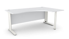 Biroja stūra galds ARETH CORNER, ar nosegpaneli-Ergostock