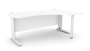 Biroja stūra galds ARETH CORNER, ar nosegpaneli-Ergostock