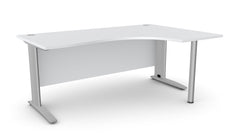 Biroja stūra galds ARETH CORNER, ar nosegpaneli-Ergostock