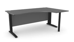 Biroja stūra galds ARETH CORNER, ar nosegpaneli-Ergostock