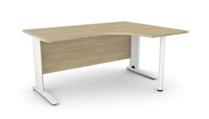 Biroja stūra galds ARETH CORNER, ar nosegpaneli-Ergostock