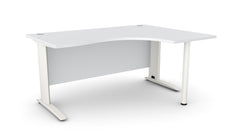 Biroja stūra galds ARETH CORNER, ar nosegpaneli-Ergostock