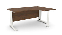 Biroja stūra galds ARETH CORNER, ar nosegpaneli-Ergostock