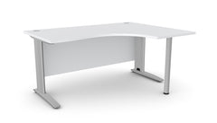 Biroja stūra galds ARETH CORNER, ar nosegpaneli-Ergostock