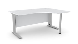 Biroja stūra galds ARETH CORNER, ar nosegpaneli-Ergostock