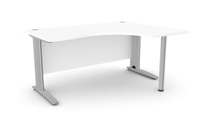 Biroja stūra galds ARETH CORNER, ar nosegpaneli-Ergostock