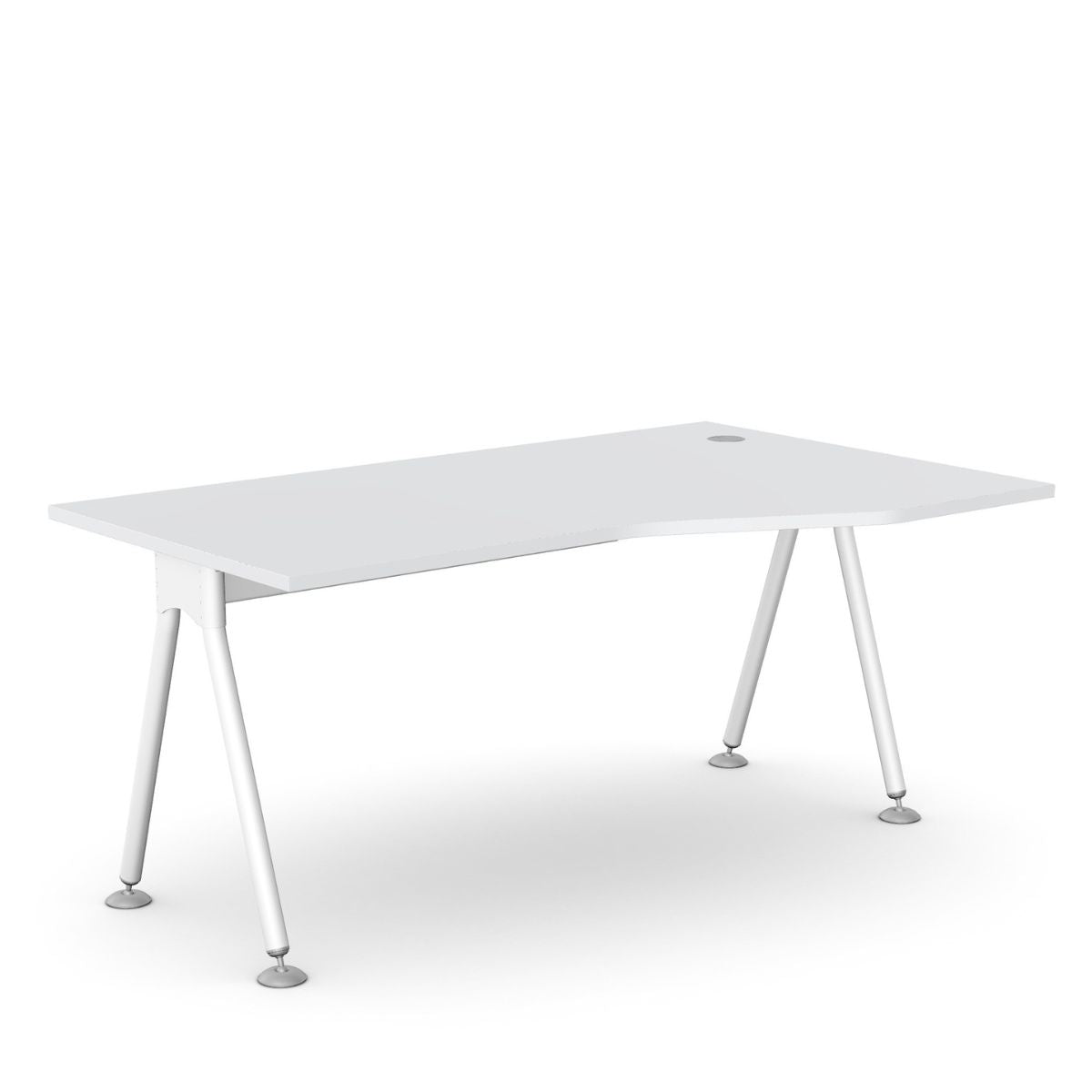 Biroja stūra galds K2 ADVANTAGE, 160 x 100/80 cm, konfigurējams - Ergostock.lv