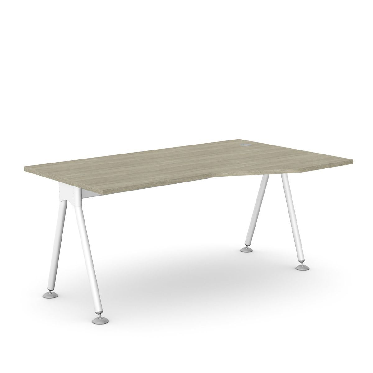 Biroja stūra galds K2 ADVANTAGE, 160 x 100/80 cm, konfigurējams - Ergostock.lv