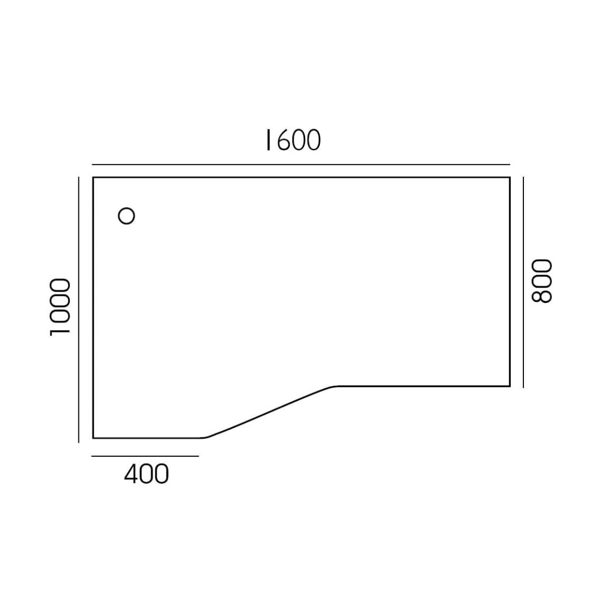 Biroja stūra galds K2 ADVANTAGE, 160 x 100/80 cm, konfigurējams - Ergostock.lv