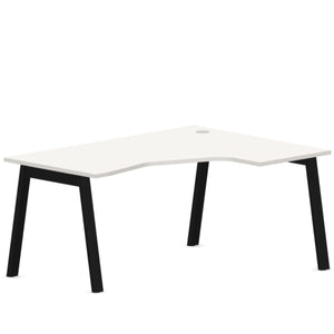 Biroja stūra galds MODERN A, 160 x 120 cm, konfigurējams - Ergostock.lv