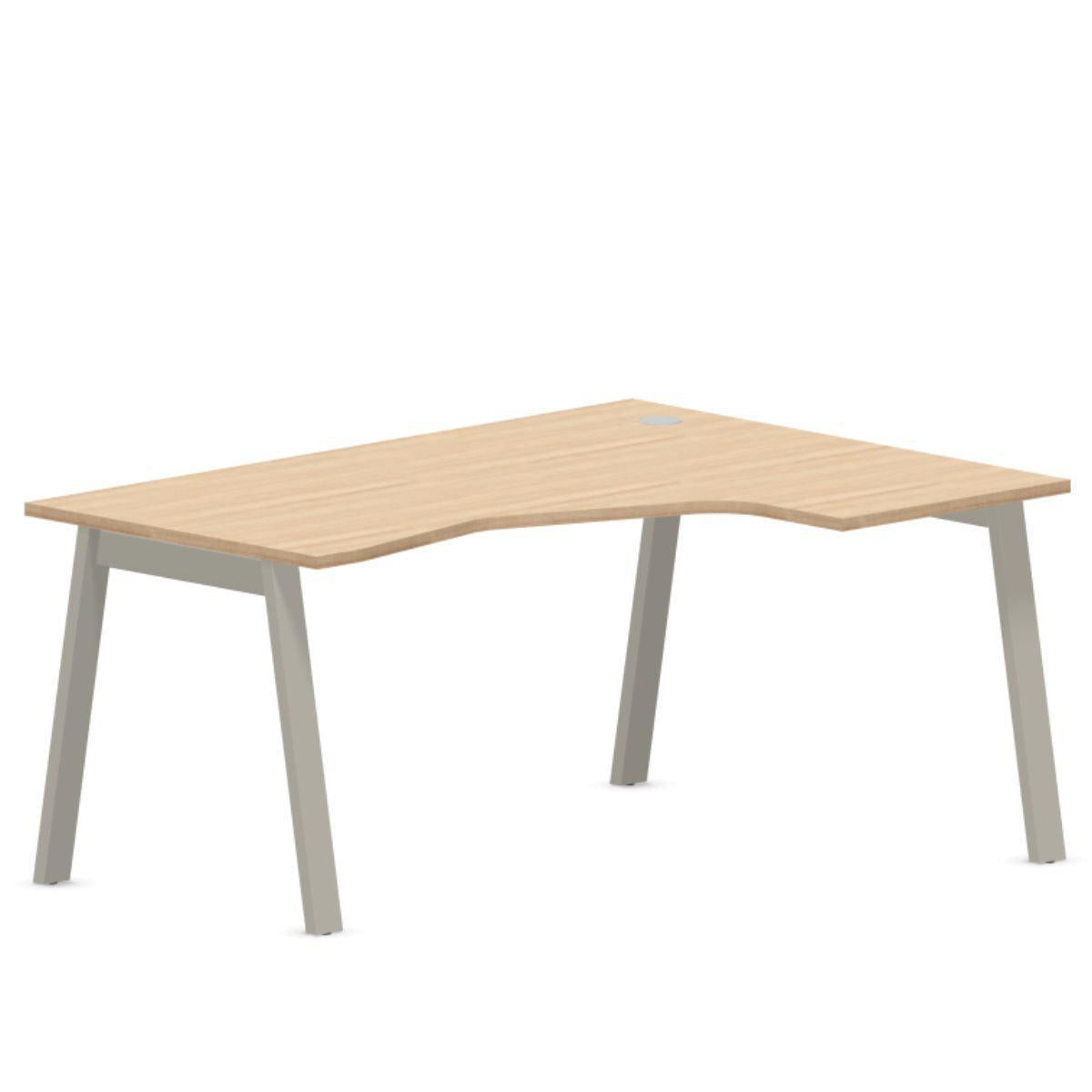 Biroja stūra galds MODERN A, 160 x 120 cm, konfigurējams - Ergostock.lv