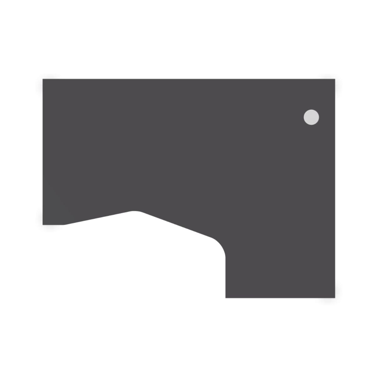 Biroja stūra galds MODERN A, 160 x 120 cm, konfigurējams - Ergostock.lv