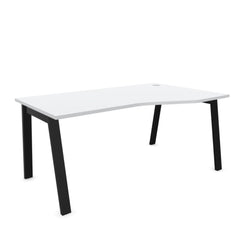 Biroja stūra galds MODERN A, 160 x 80/100 cm, konfigurējams - Ergostock.lv