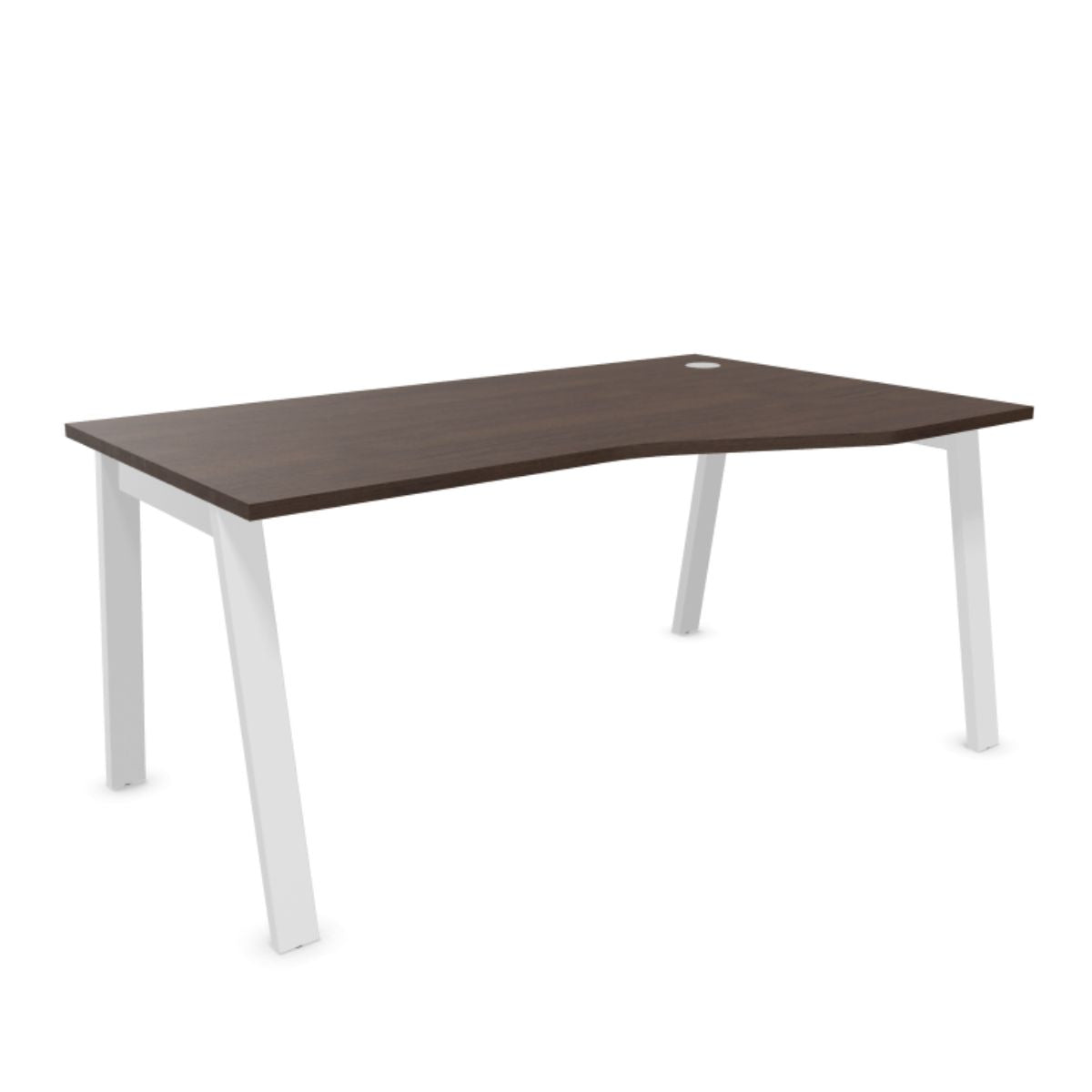 Biroja stūra galds MODERN A, 160 x 80/100 cm, konfigurējams - Ergostock.lv