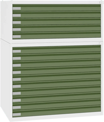 Rasējumu skapis tērauda 770x970x670 mm - Ergostock.lv