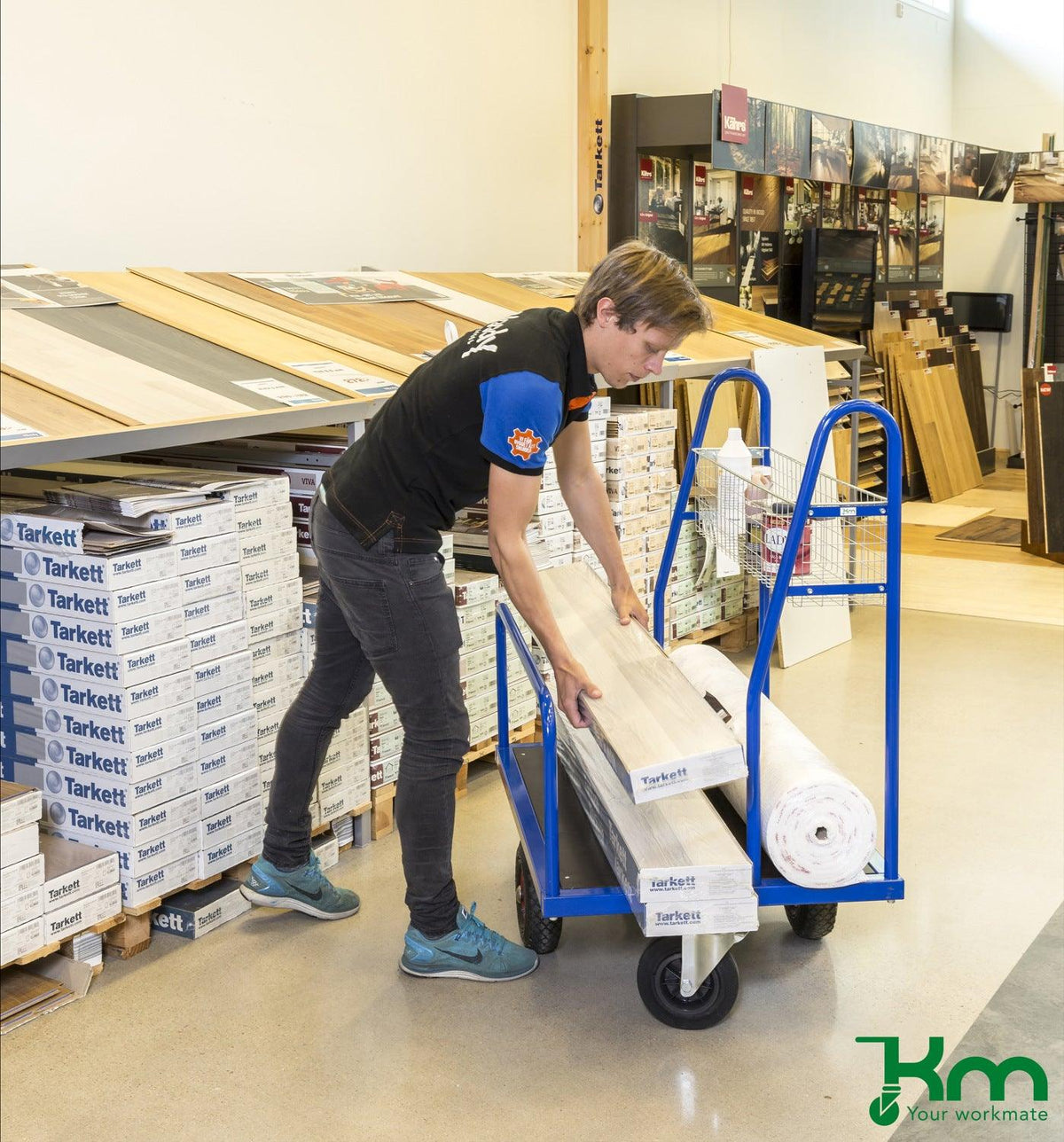 Celtniecības ratiņi KONGAMEK 08425 1000 x 700mm 500 kg-Ergostock