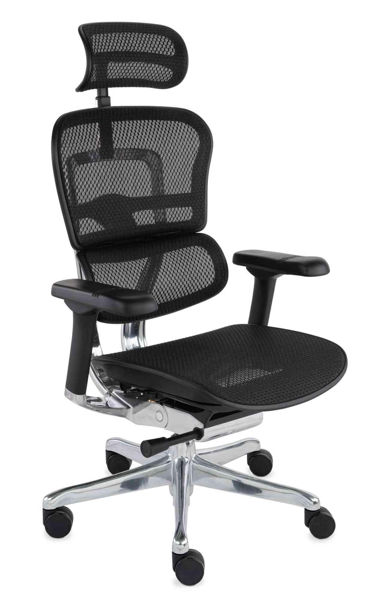 Biroja krēsls Ergohuman ELITE BS Black - Ergostock.lv