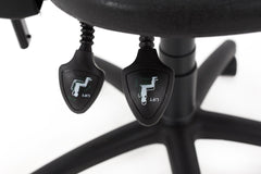 Darbnīcu krēsls LAB Black-Ergostock