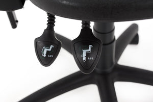 Darbnīcu krēsls LAB Black-Ergostock