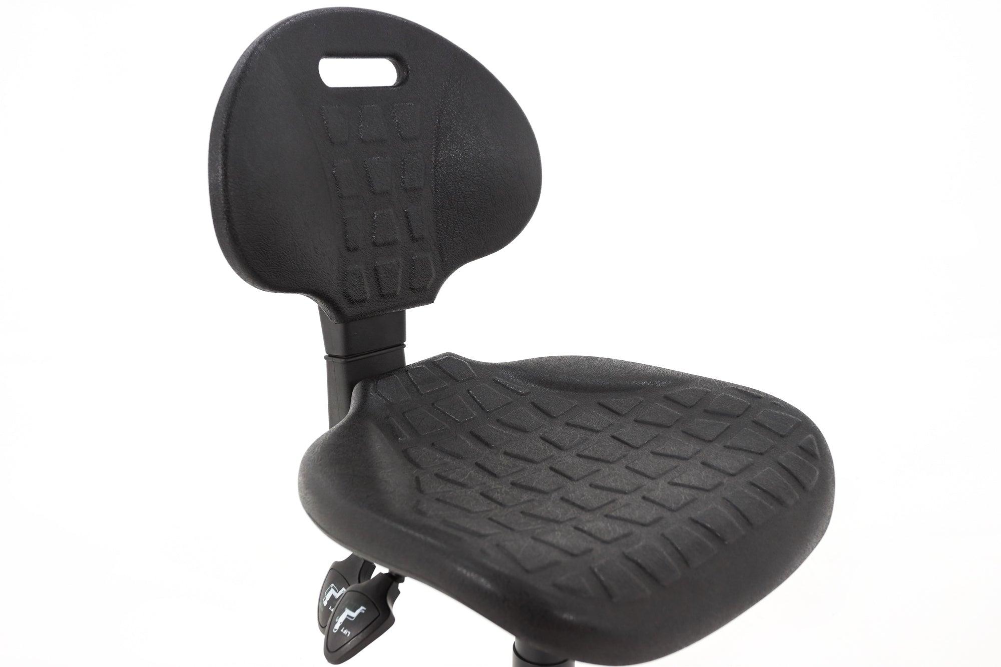 Darbnīcu krēsls LAB Black-Ergostock