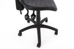 Darbnīcu krēsls LAB Black-Ergostock