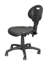 Darbnīcu krēsls LAB Black-Ergostock