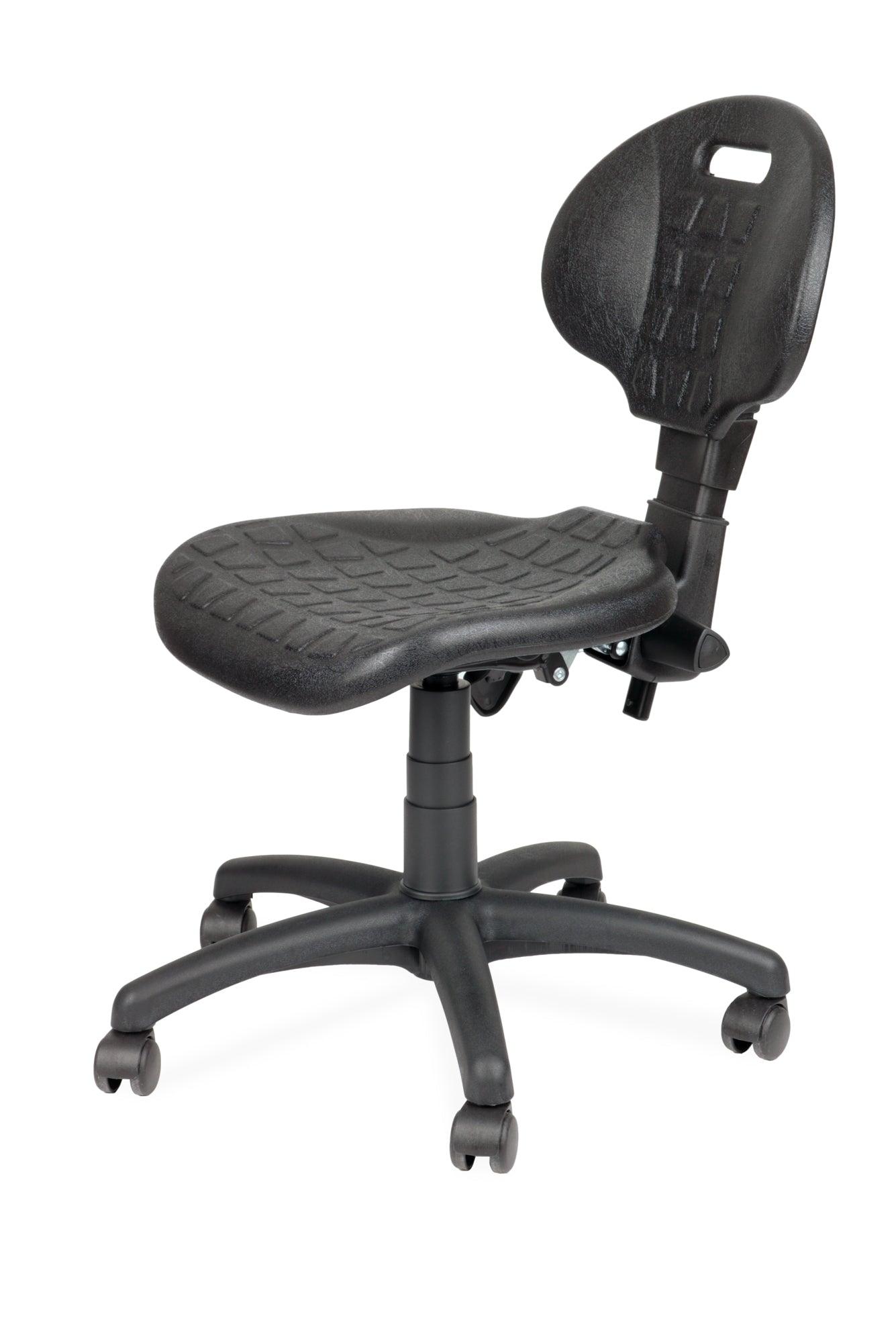 Darbnīcu krēsls LAB Black-Ergostock