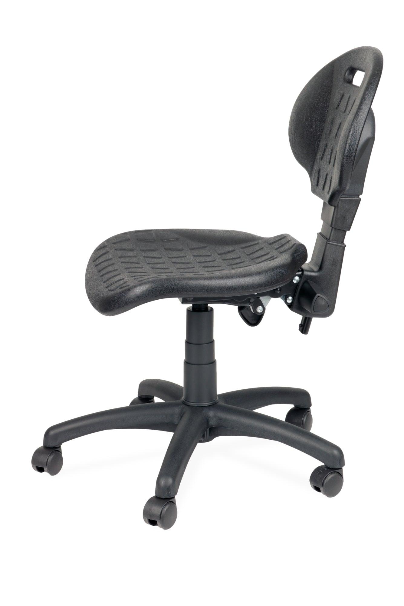 Darbnīcu krēsls LAB Black-Ergostock