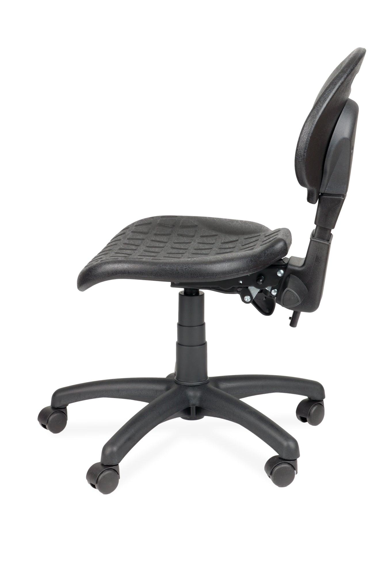 Darbnīcu krēsls LAB Black-Ergostock