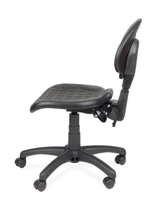 Darbnīcu krēsls LAB Black-Ergostock