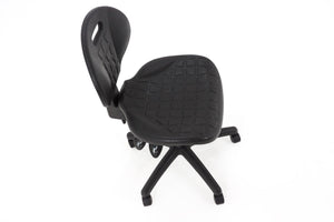 Darbnīcu krēsls LAB Black-Ergostock