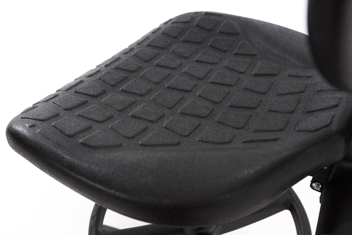 Darbnīcu krēsls LAB RB Black-Ergostock