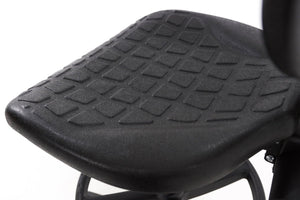 Darbnīcu krēsls LAB RB Black-Ergostock