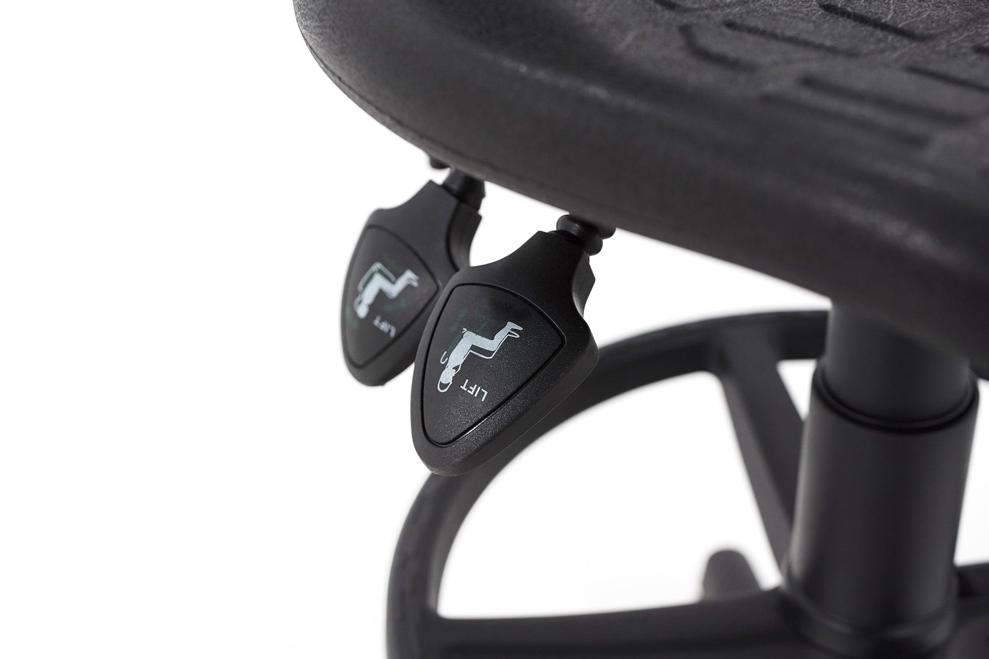 Darbnīcu krēsls LAB RB Black-Ergostock