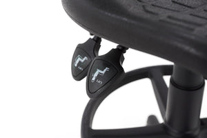 Darbnīcu krēsls LAB RB Black-Ergostock