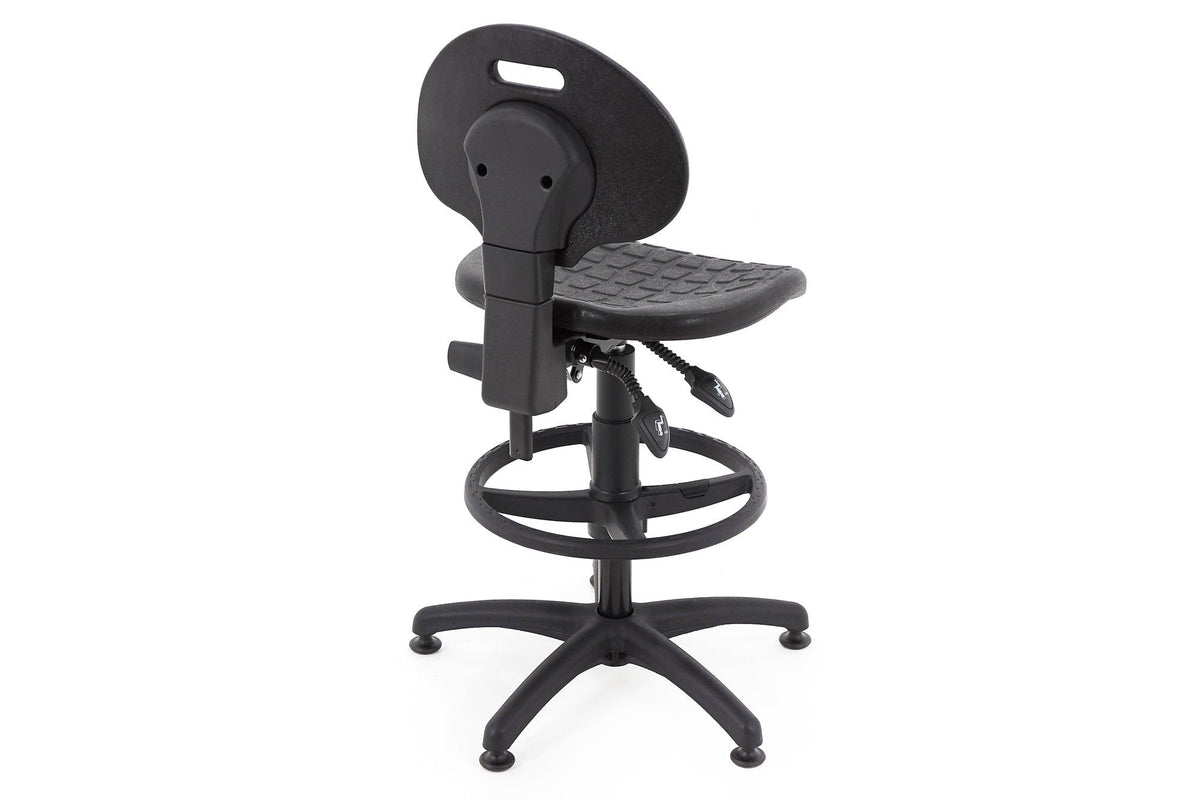 Darbnīcu krēsls LAB RB Black