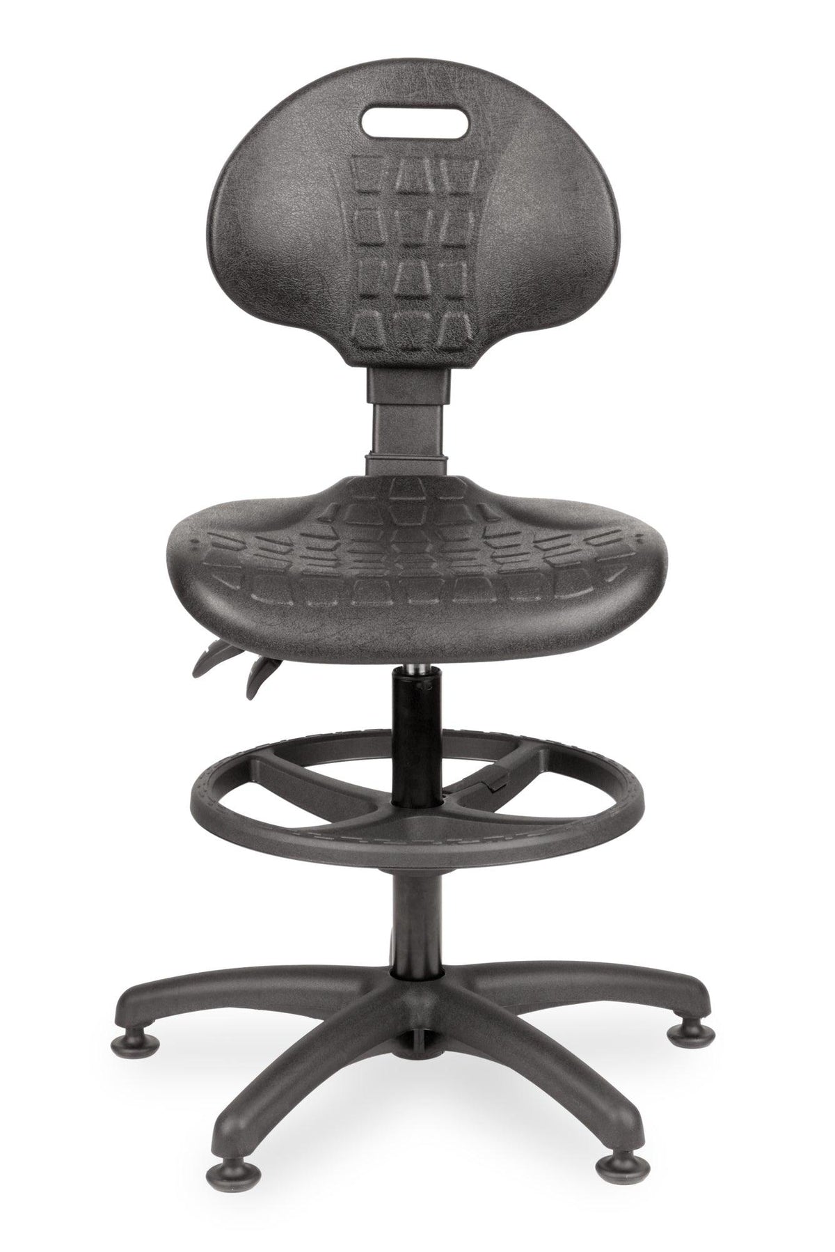 Darbnīcu krēsls LAB RB Black-Ergostock