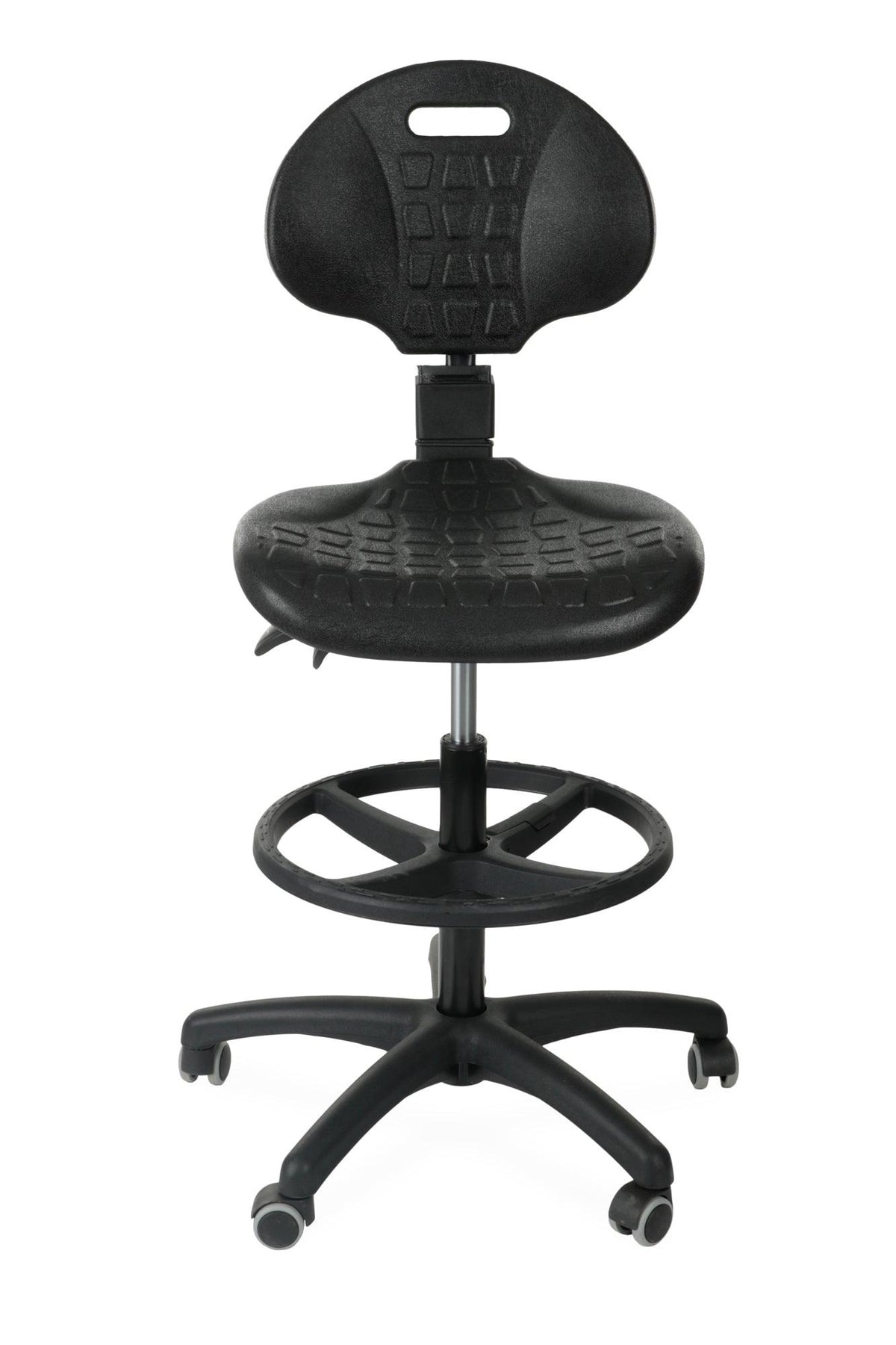 Darbnīcu krēsls LAB RB Black-Ergostock